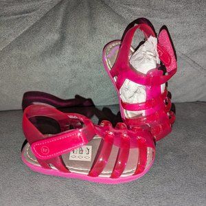 Brand New without Tag. Stride Rite Pink Jelly Sandals Size 4